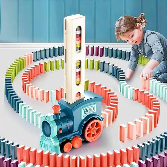 Train Toy Domino Set for Kids โ BPA-Free Plastic with Sound Effects