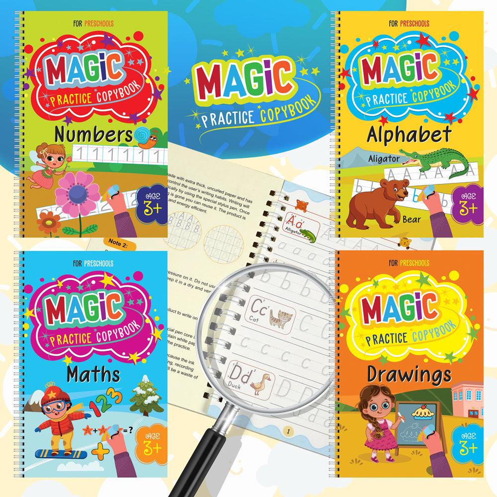 Magic Practice Copybook (4 Book + 10 Refill) (A-127)